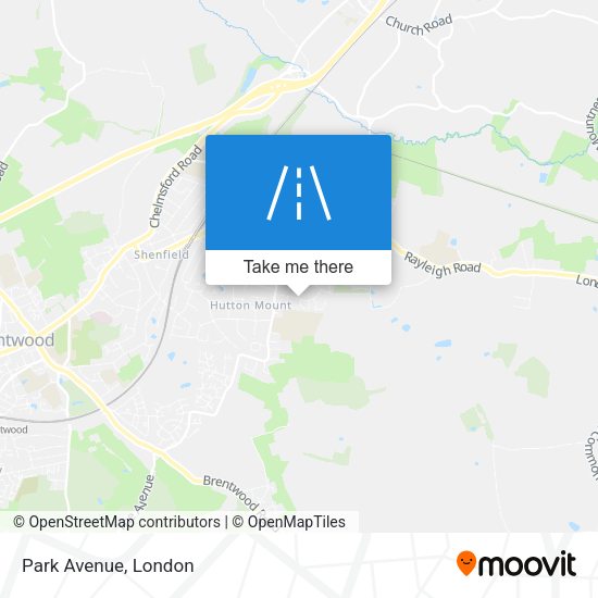 Park Avenue map