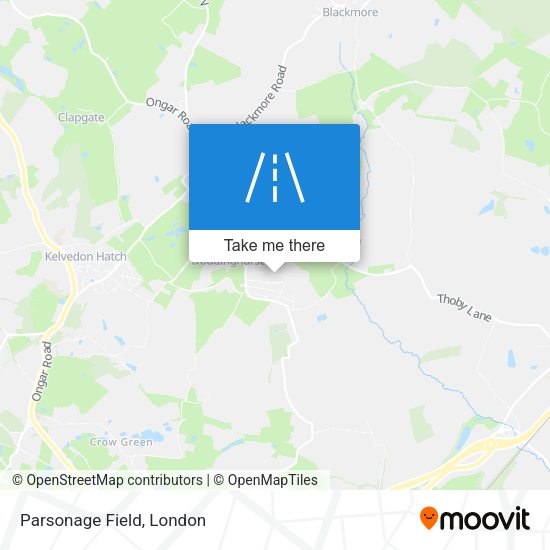 Parsonage Field map