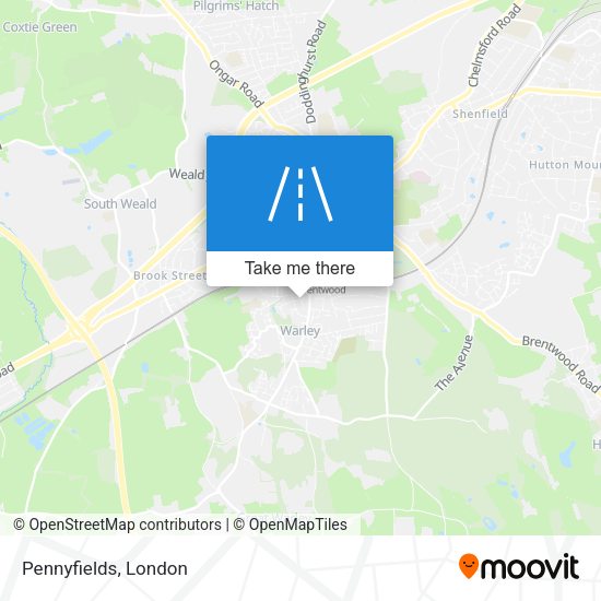 Pennyfields map