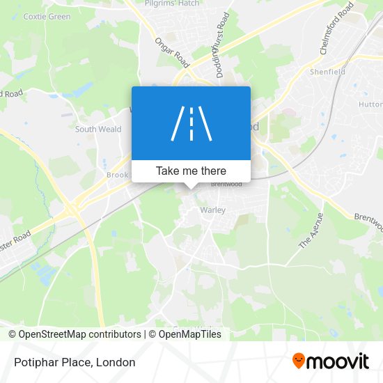 Potiphar Place map