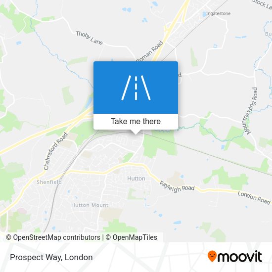 Prospect Way map