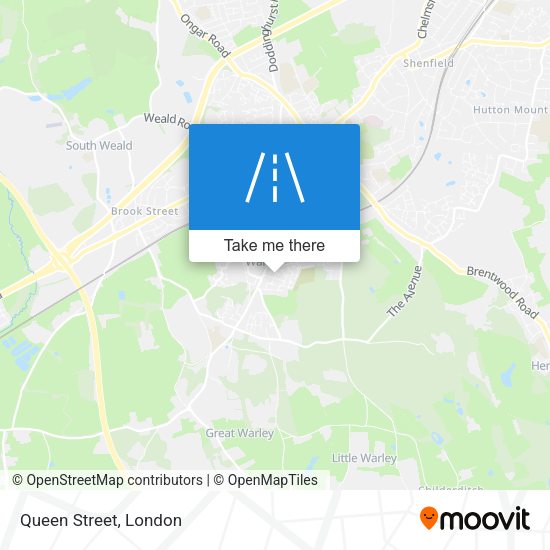 Queen Street map