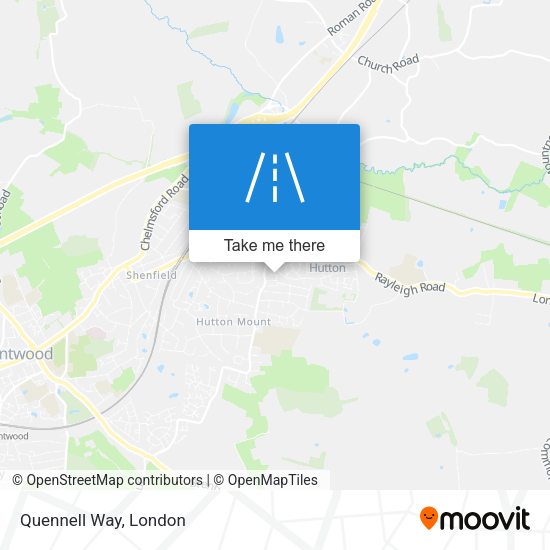 Quennell Way map