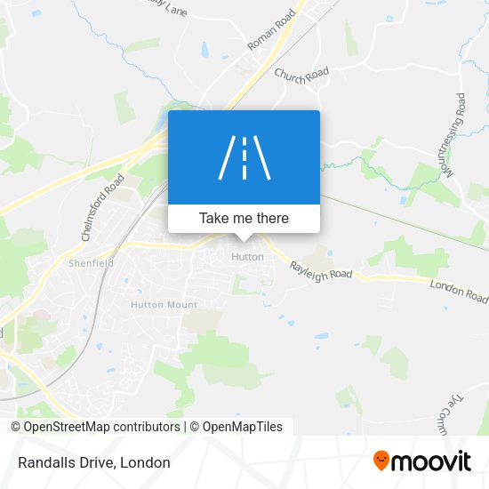 Randalls Drive map