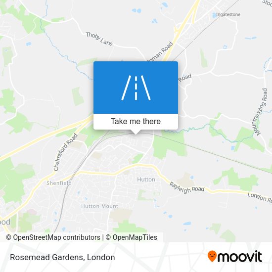 Rosemead Gardens map