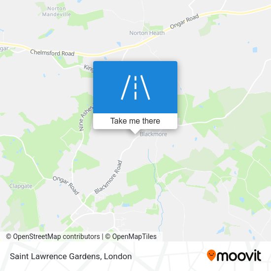 Saint Lawrence Gardens map