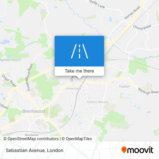 Sebastian Avenue map