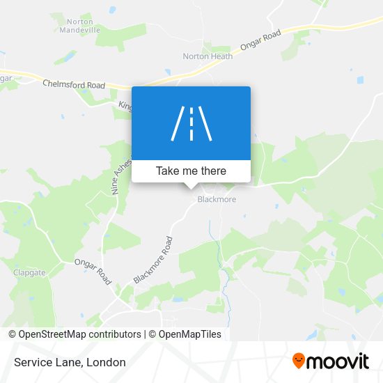 Service Lane map