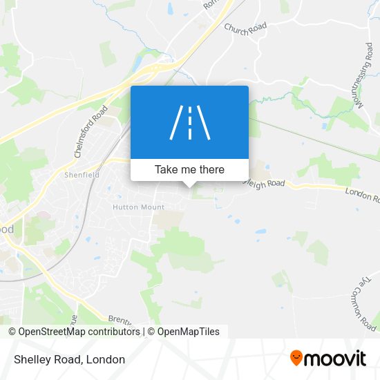 Shelley Road map