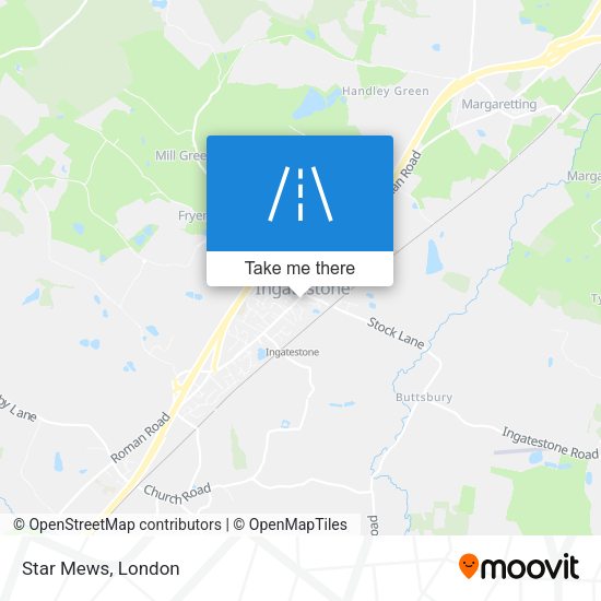 Star Mews map