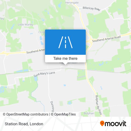 Station Road map