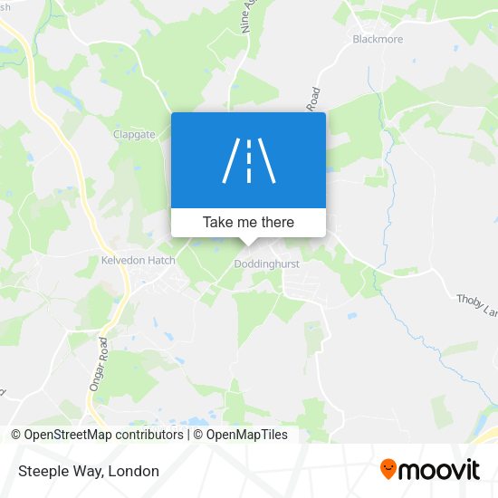 Steeple Way map