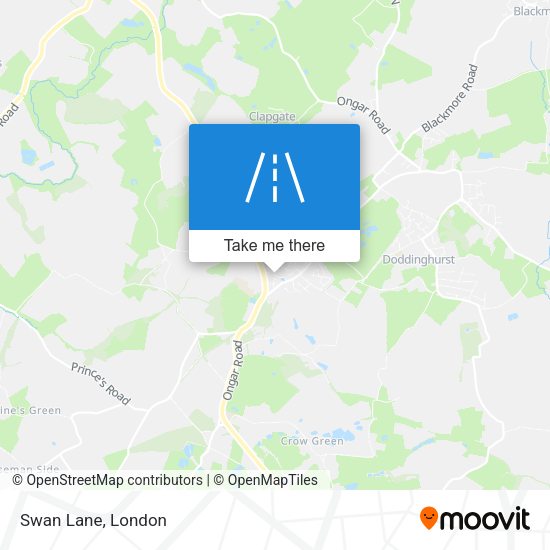 Swan Lane map