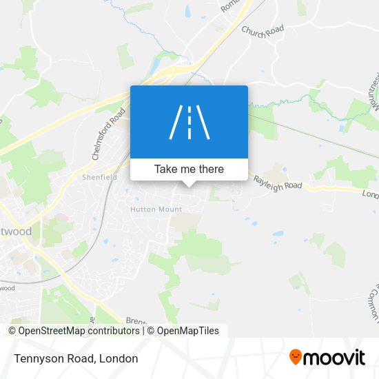 Tennyson Road map