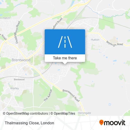 Thalmassing Close map