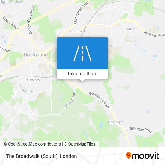 The Broadwalk (South) map