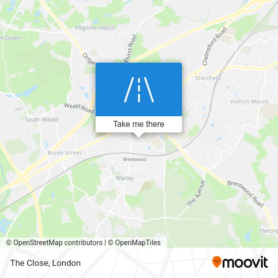 The Close map