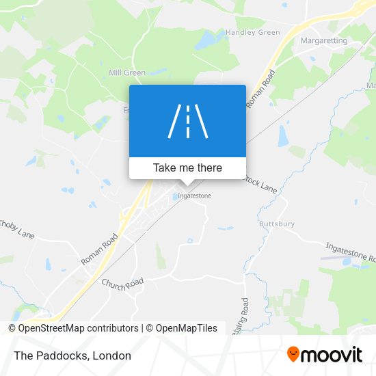 The Paddocks map