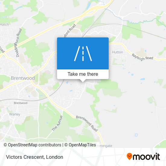 Victors Crescent map