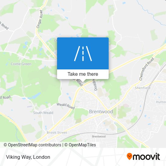 Viking Way map