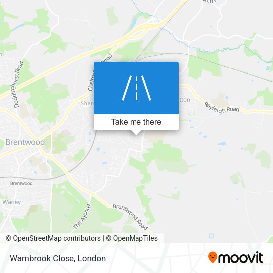 Wambrook Close map