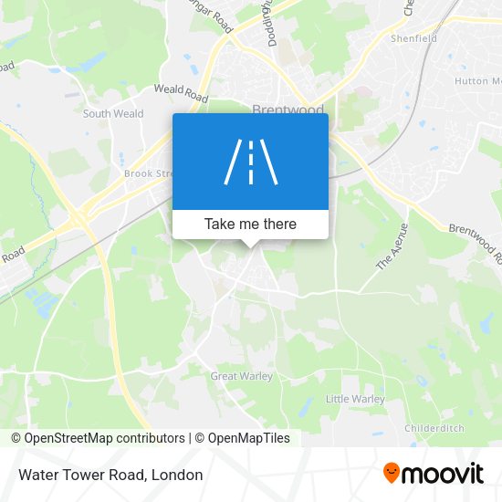 Water Tower Road map