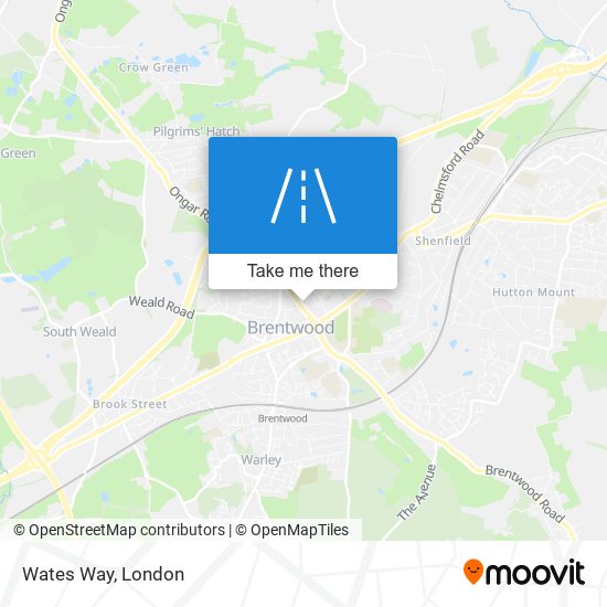 Wates Way map