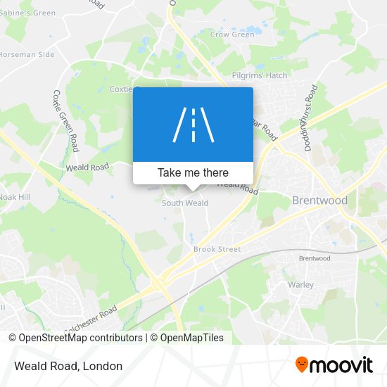 Weald Road map
