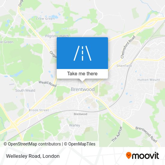Wellesley Road map