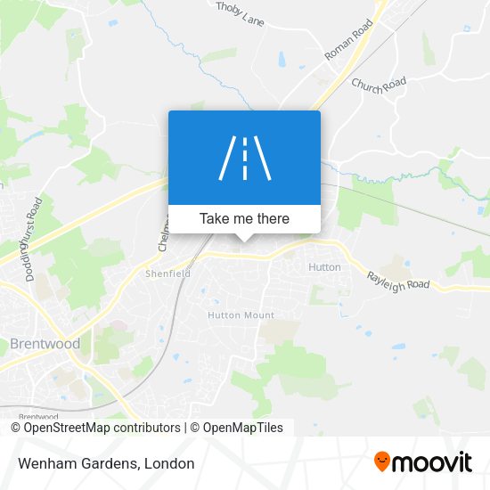 Wenham Gardens map