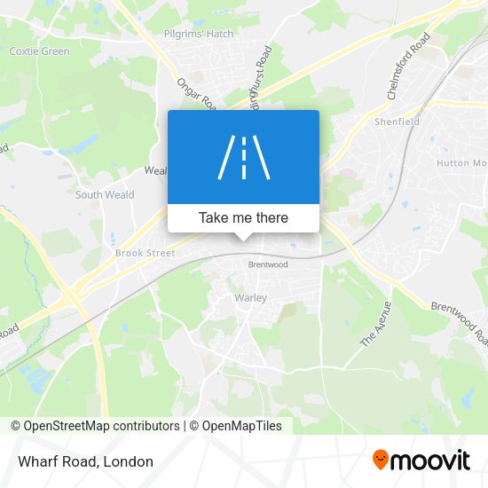 Wharf Road map