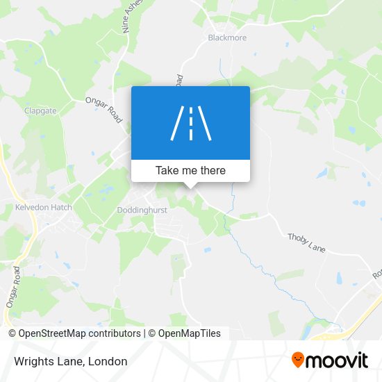 Wrights Lane map