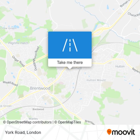 York Road map