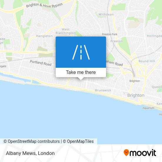 Albany Mews map