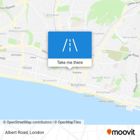 Albert Road map