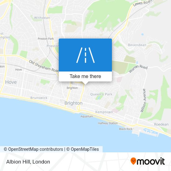 Albion Hill map