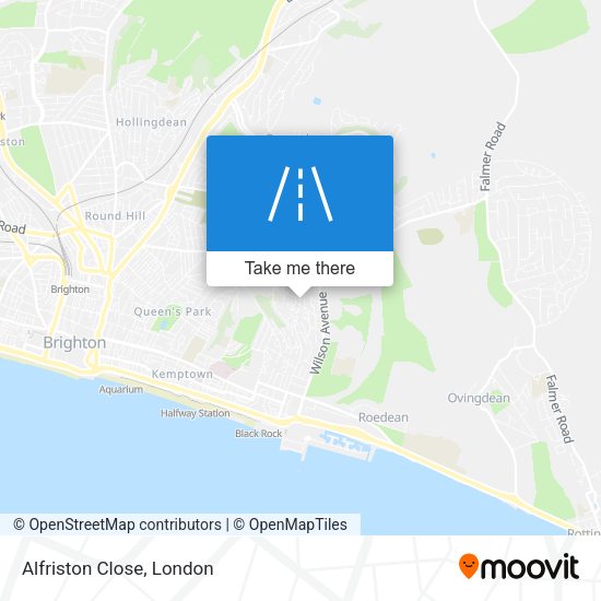Alfriston Close map
