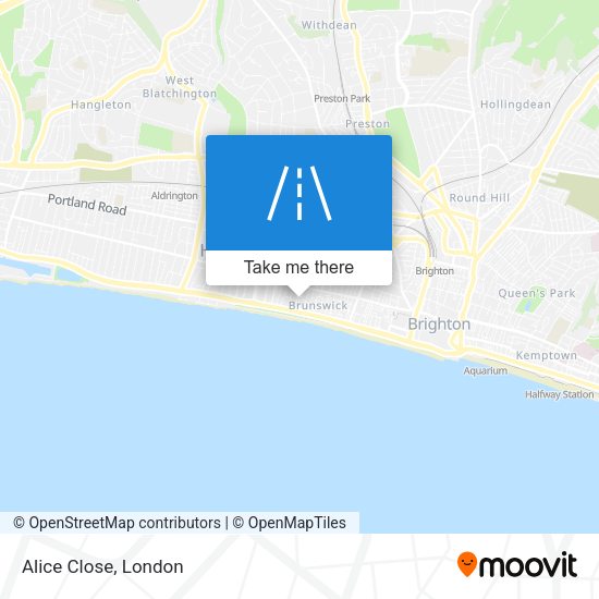 Alice Close map