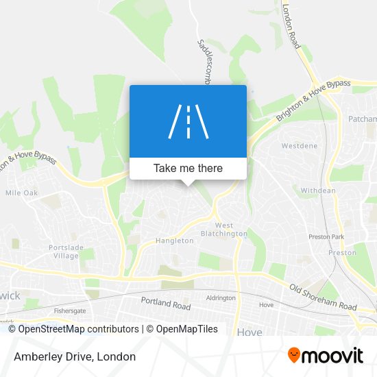 Amberley Drive map