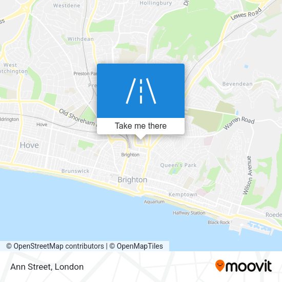 Ann Street map