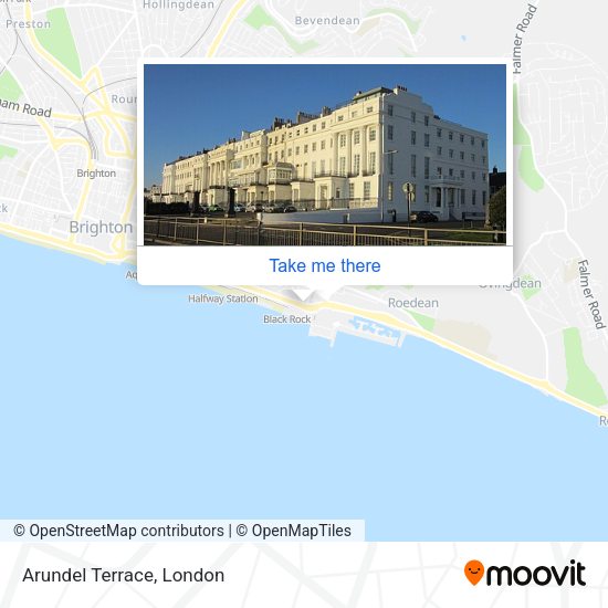 Arundel Terrace map