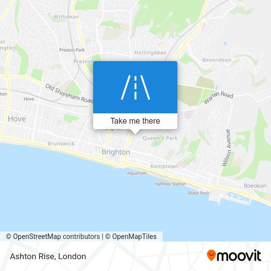 Ashton Rise map