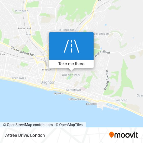 Attree Drive map