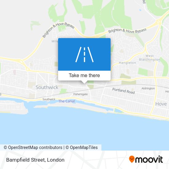 Bampfield Street map