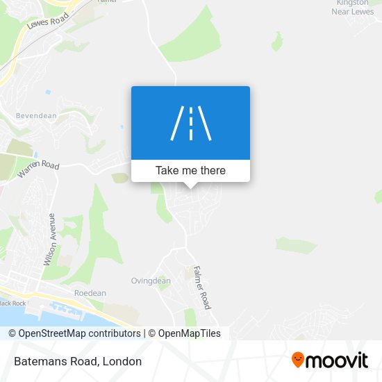 Batemans Road map