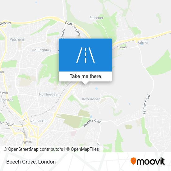 Beech Grove map