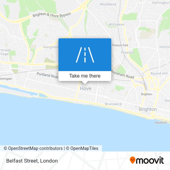 Belfast Street map
