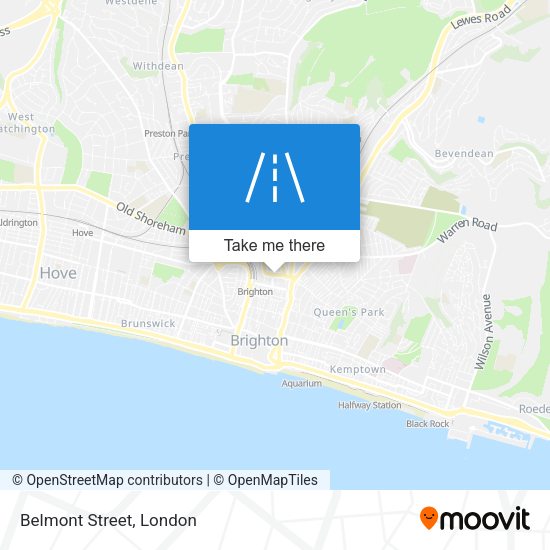 Belmont Street map