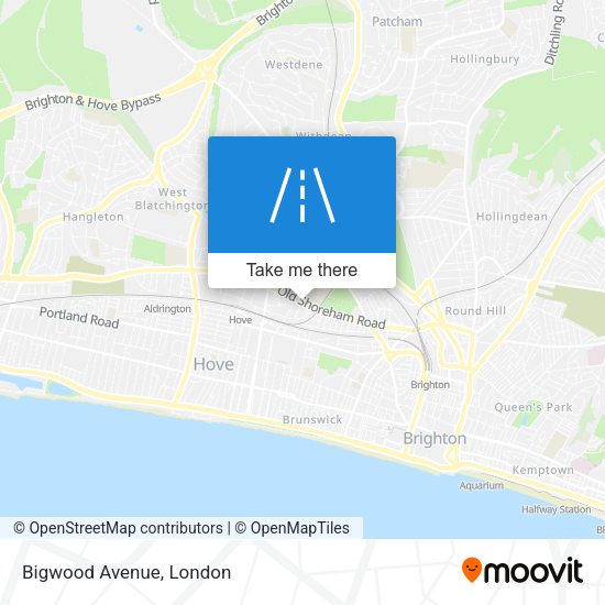 Bigwood Avenue map