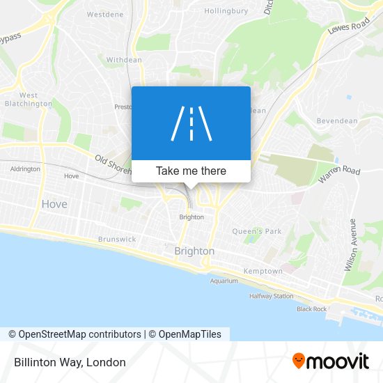 Billinton Way map